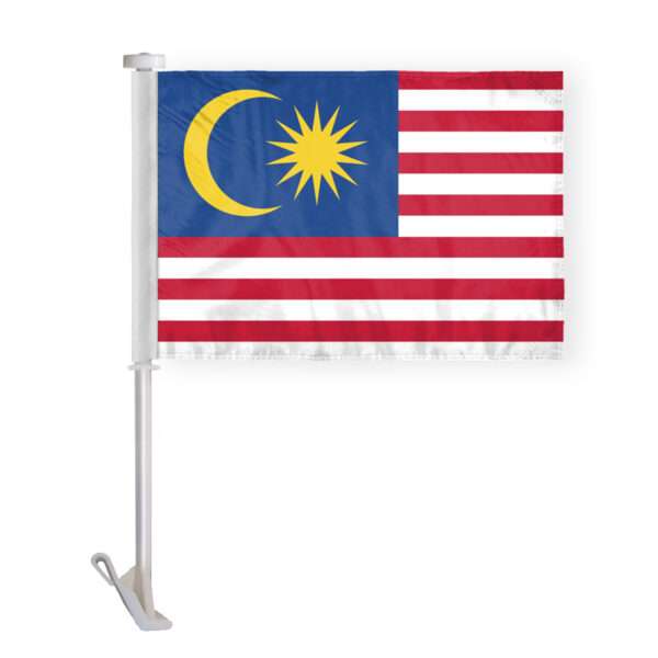 AGAS Malaysia Car Flag Premium 10.5x15 inch