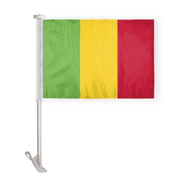 AGAS Mali Car Flag Premium 10.5x15 inch