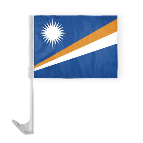 AGAS Marshall Islands Car Flag 12x16 inch