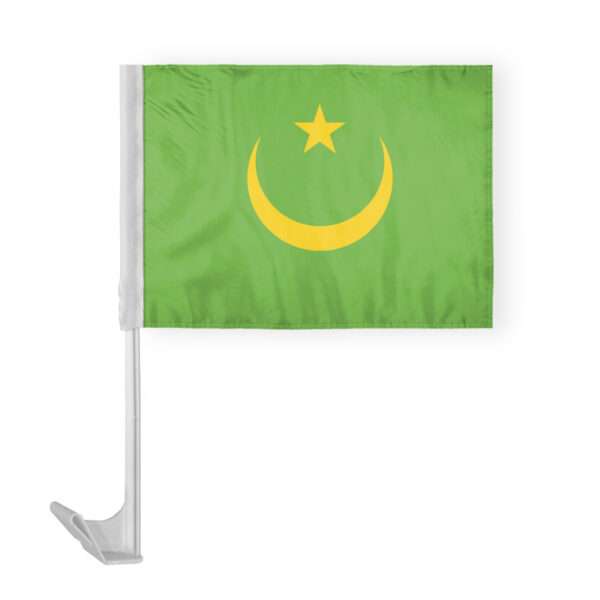 AGAS Mauritania Car Flag 12x16 inch