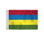 AGAS Mauritius Nautical Flag 12x18 inch Mini Mauritian National Flag