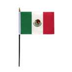 AGAS Mexico Stick Flag 4x6 inch