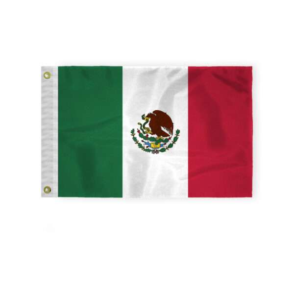 AGAS Mexico 12x18 inch Boat Flag