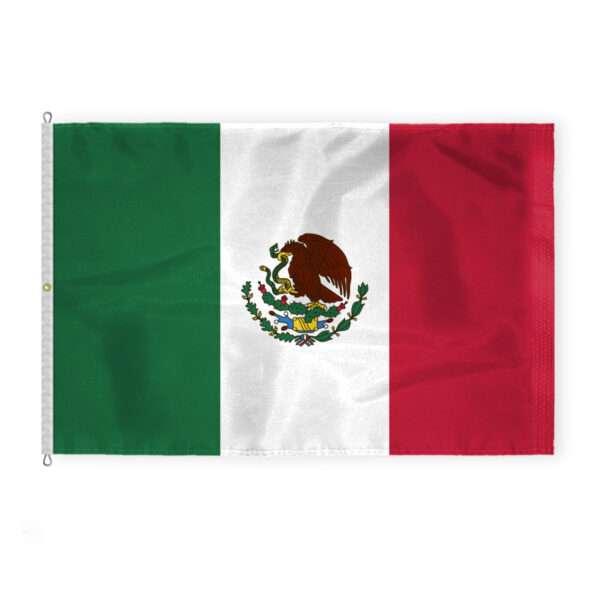 AGAS Mexico 8x12 ft Flag - Printed Single Sided on 200D Nylon