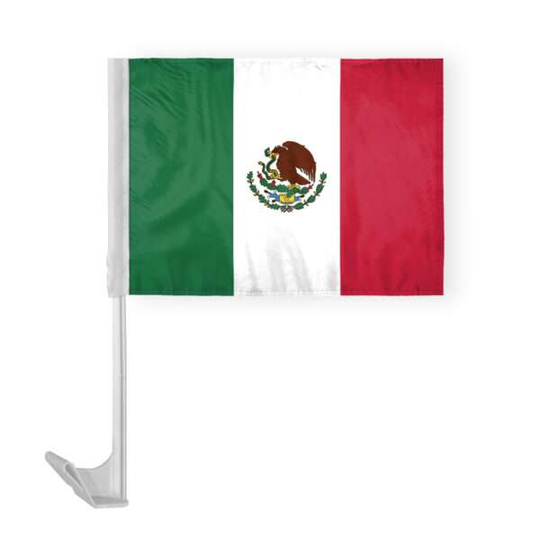 AGAS Mexico Car Flag 12x16 inch