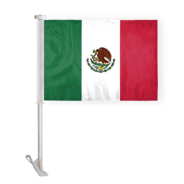 AGAS Mexico 10.5x15 inch Car Flag