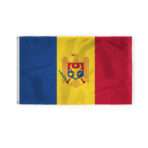 AGAS Moldova Flag 3x5 ft 200D Nylon