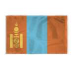 AGAS Mongolia Flag 5x8 ft 200D Nylon