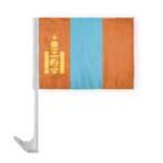 AGAS Mongolia Car Flag 12x16 inch Polyester