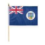 AGAS Montserrat Flag 12x18 inch