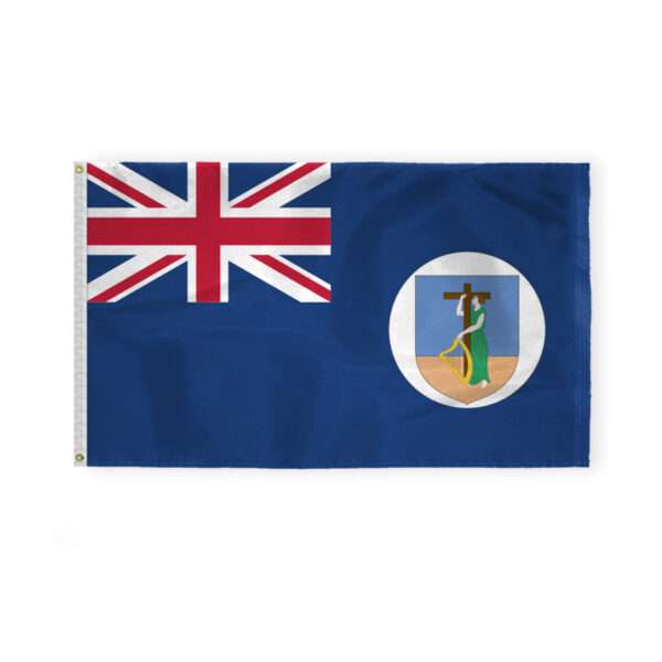 AGAS Montserrat Flag 3x5 ft 200D