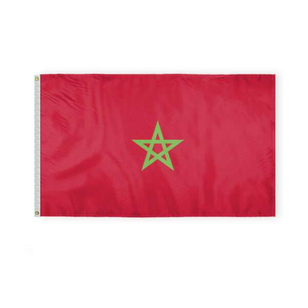 AGAS Morocco Flag 3x5 ft Double