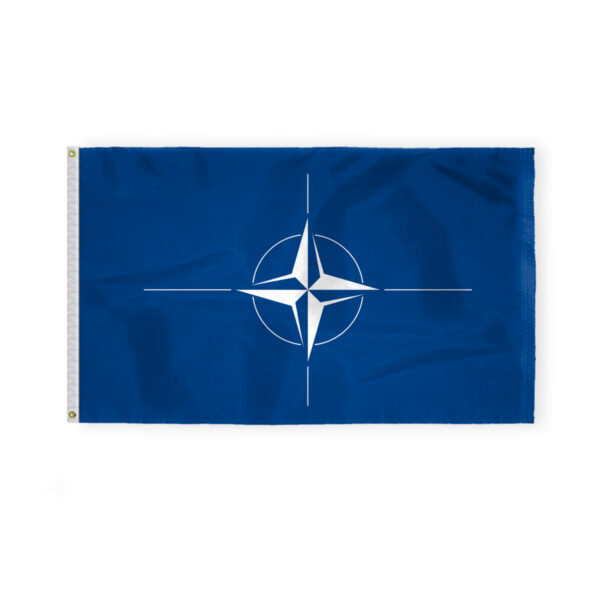 AGAS NATO North Atlantic Treaty Organization Atlantic Alliance Flag 3x5 ft 200D