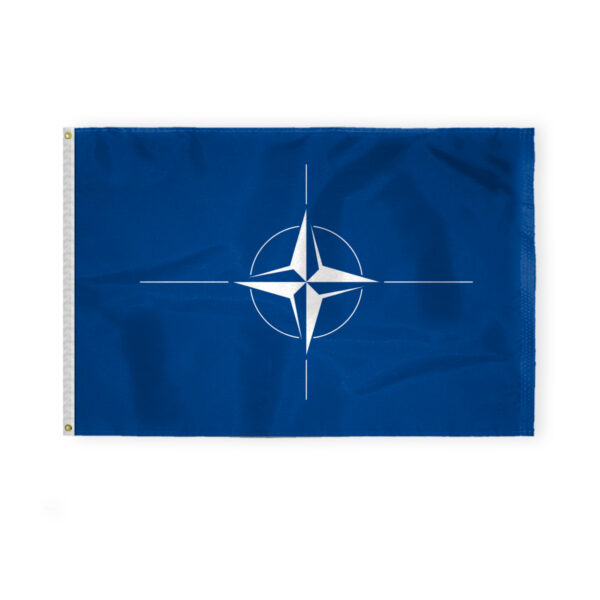 AGAS NATO North Atlantic Treaty Organization Atlantic Alliance Flag 4x6 ft 200D