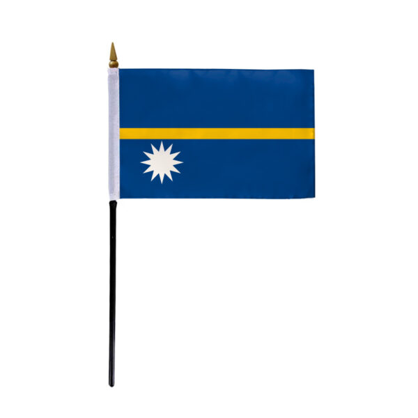 Nauru Courtesy Flag 12x18 inch Mini Nauru Flag