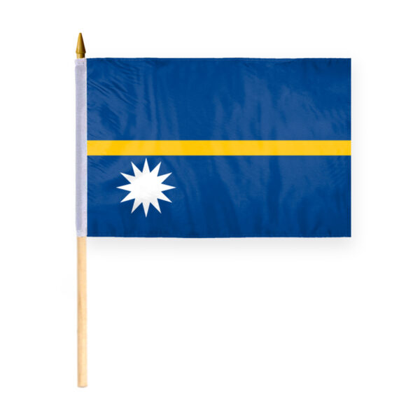 AGAS Small Nauru National Flag 12x18 inch