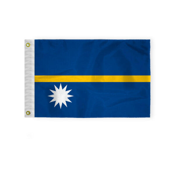AGAS Nauru Courtesy Flag 12x18 inch Mini Nauru Flag