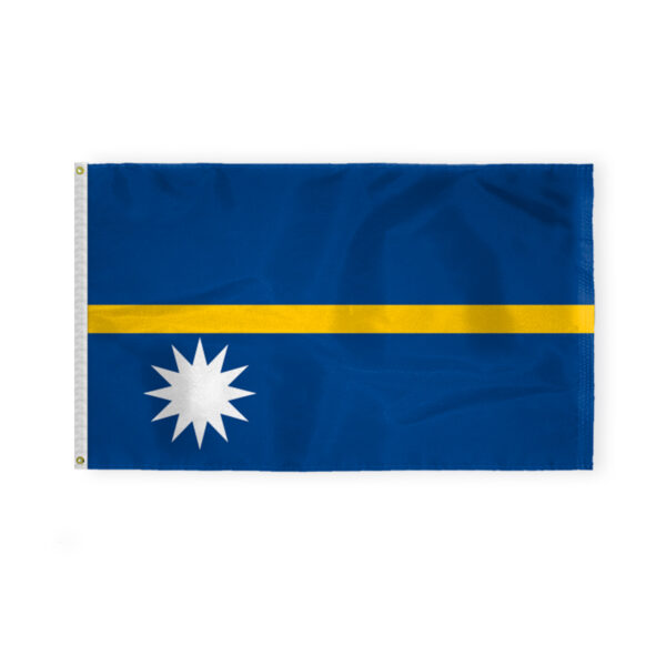 AGAS Nauru National Flag 3x5 ft 200D