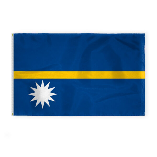 AGAS Nauru National Flag 5x8 ft 200D Nylon