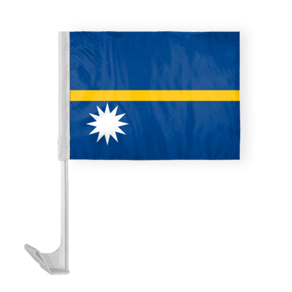 AGAS Nauru Car Flag 12x16 inch