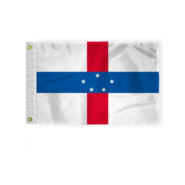 AGAS Netherlands Antilles Courtesy Flag 12x18 inch