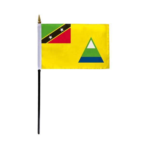 AGAS Small Nevis National Flag 4x6 inch