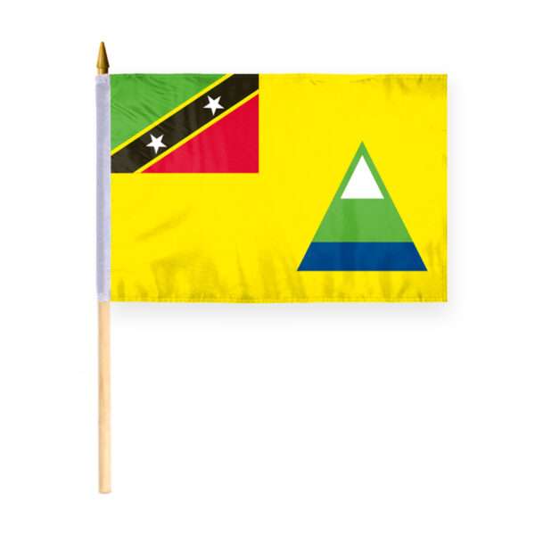 AGAS Small Nevis National Flag 12x18 inch