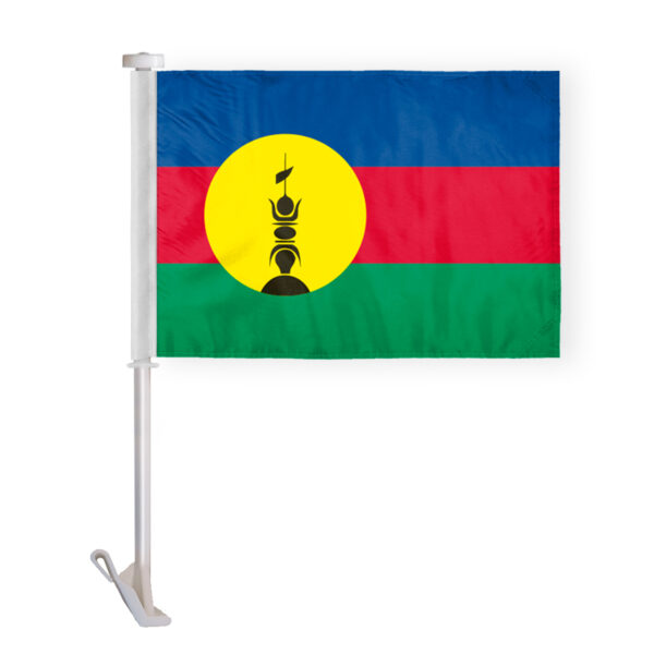 AGAS New Caledonia Car Flag Premium 10.5x15 inch