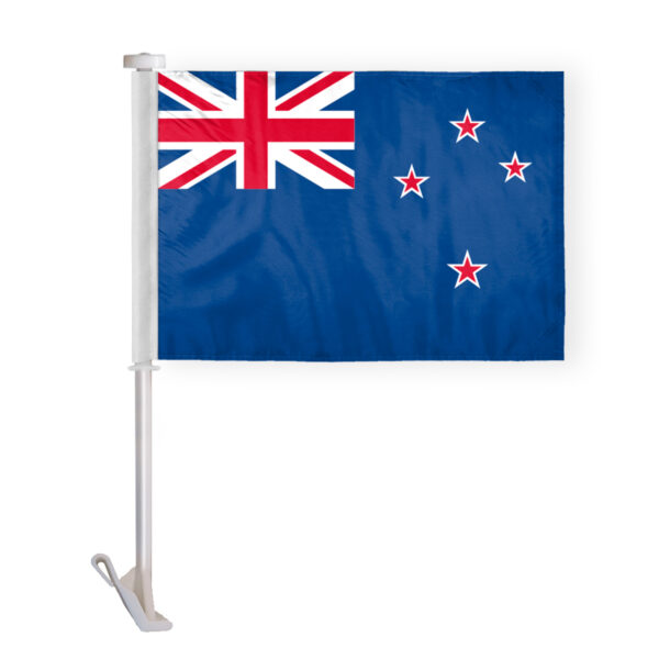 AGAS New Zealand Car Flag Premium 10.5x15 inch