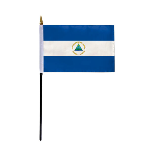 AGAS Small Nicaragua Flag 4x6 inch