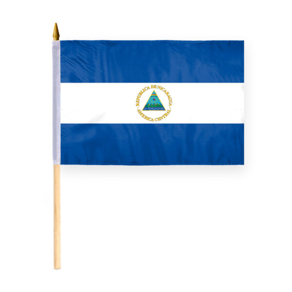 AGAS Small Nicaragua Flag 12x18 inch
