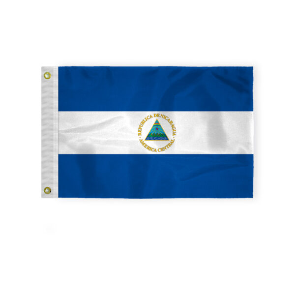 AGAS Nicaragua Courtesy Flag 12x18 inch