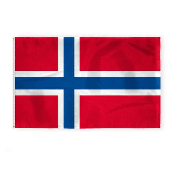 AGAS 5 x 8 Feet Norway Flag Heavyweight Nylon