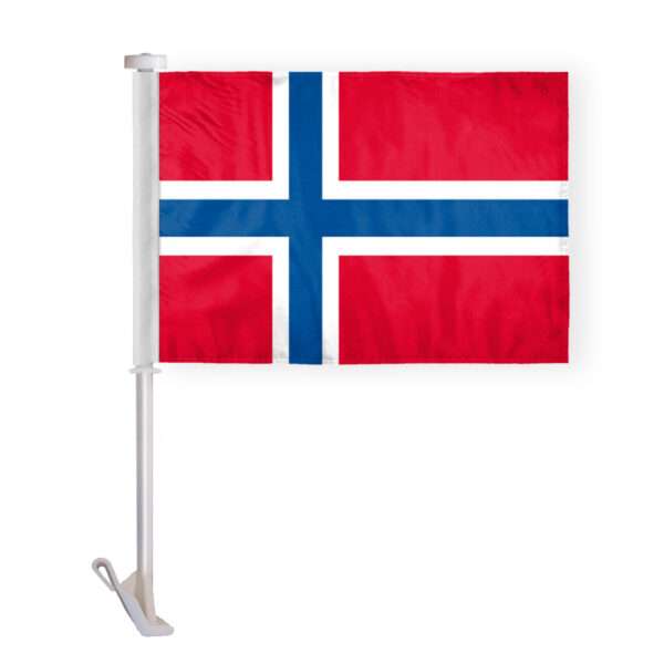 AGAS Norway Car Flag Premium 10.5x15 inch