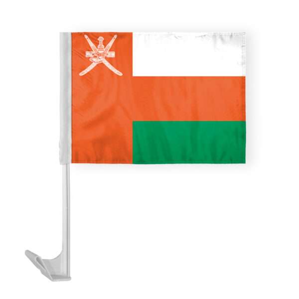 AGAS Oman Car Flag 12x16 inch