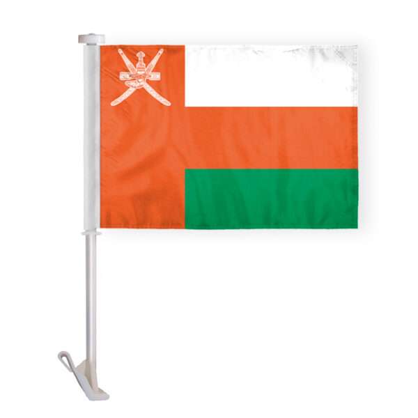 AGAS Oman Car Flag Premium 10.5x15 inch
