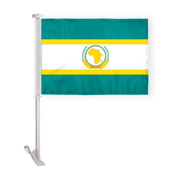 AGAS African Union Car Flag Premium 10.5x15 inch