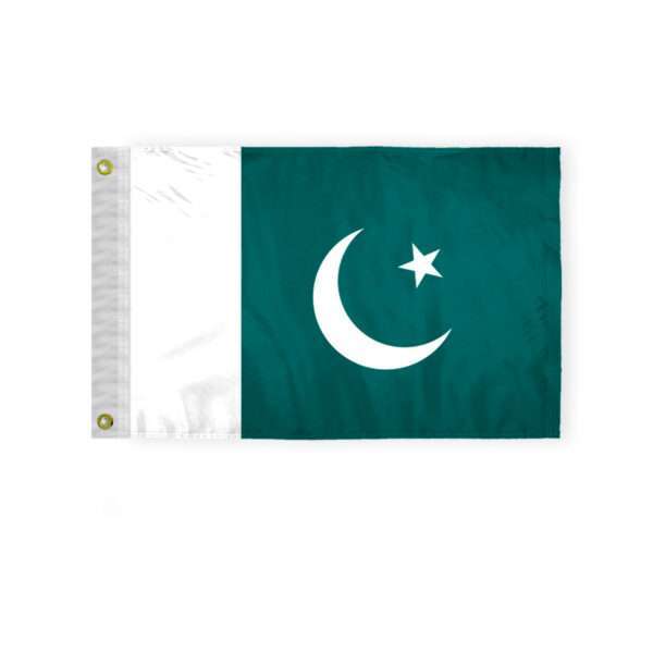 AGAS 12" x 18" Mini Pakistan Flag Heavyweight Nylon