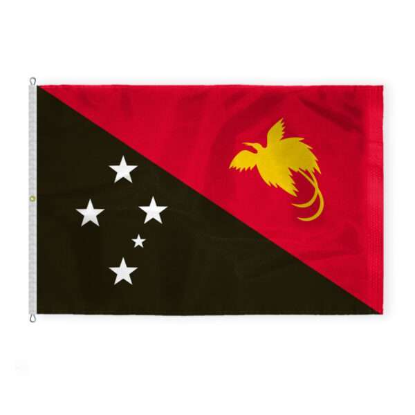 AGAS 8 x 12 Feet Papua New Guinea Flag