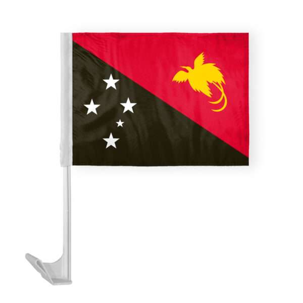 AGAS Papua New Guinea Car Flag 12x16 inch