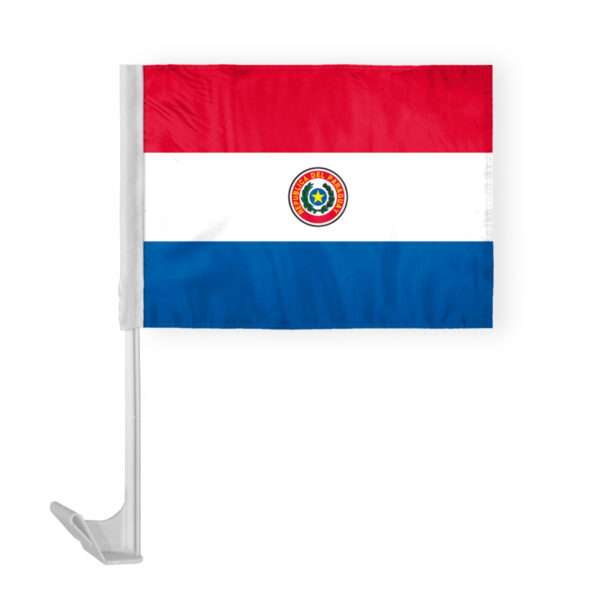 AGAS Paraguay Car Flag 12x16 inch