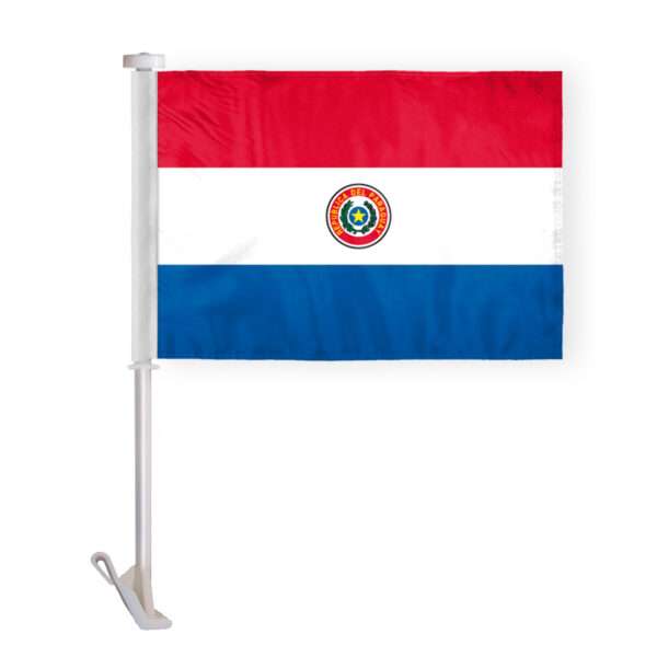 AGAS Paraguay Car Flag Premium 10.5x15 inch