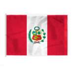 8 x 12 Feet Peru with Official Seal Flag