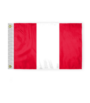 12" x 18" Mini Peru with Official Seal Flag