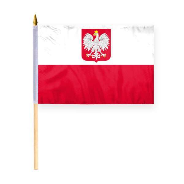Small 12" x 18" 12x18 inch Poland State Ensign