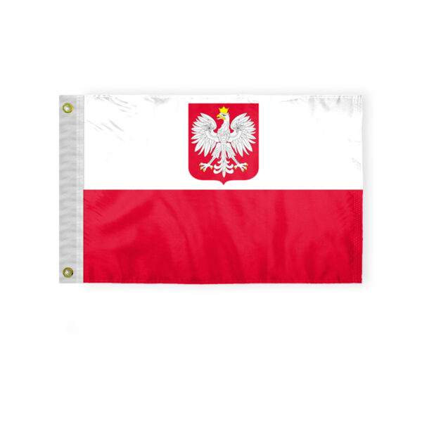 12" x 18" Mini Poland State Ensign Flag
