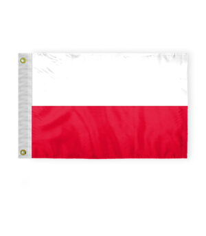 12" x 18" Mini Poland Flag Heavyweight Nylon