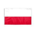3 x 5 Feet Poland Flag Metal Grommets
