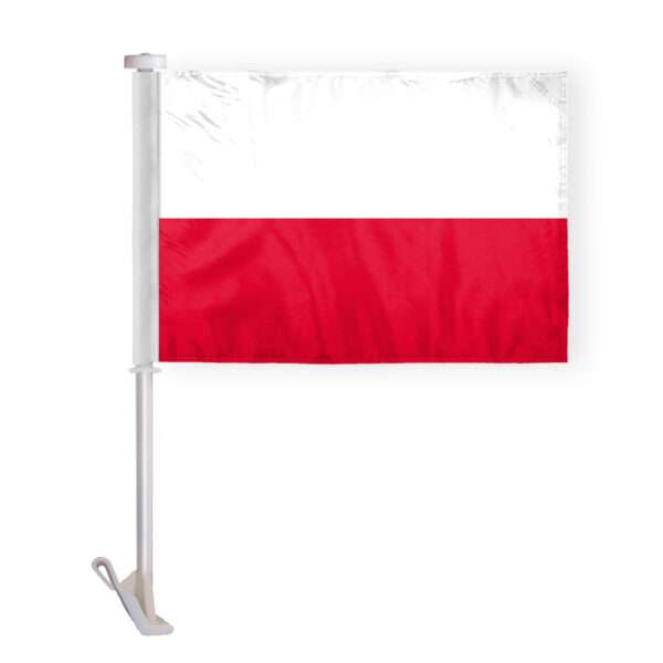 Poland Car Flag Premium 10.5x15 inch
