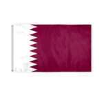 3 x 5 Feet Qatar Flag Metal